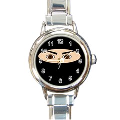 Ninja Round Italian Charm Watch by Valentinaart