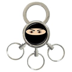 Ninja 3-ring Key Chains by Valentinaart