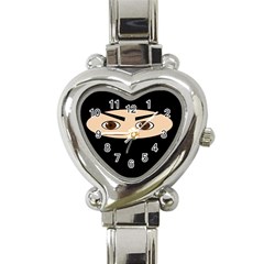 Ninja Heart Italian Charm Watch by Valentinaart