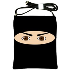 Ninja Shoulder Sling Bags by Valentinaart