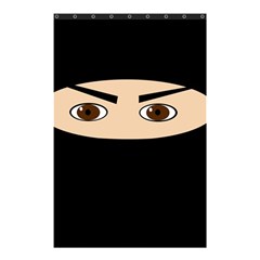 Ninja Shower Curtain 48  X 72  (small)  by Valentinaart