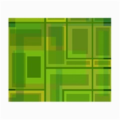 Green Pattern Small Glasses Cloth