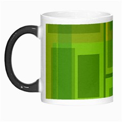 Green Pattern Morph Mugs by Valentinaart