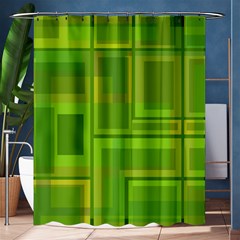 Green Pattern Shower Curtain 60  X 72  (medium)  by Valentinaart