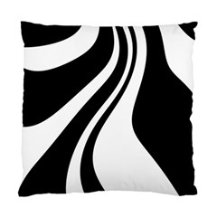 Black And White Pattern Standard Cushion Case (two Sides) by Valentinaart