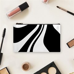 Black And White Pattern Cosmetic Bag (small)  by Valentinaart