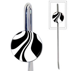 Black And White Pattern Book Mark by Valentinaart