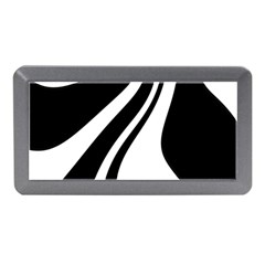 Black And White Pattern Memory Card Reader (mini) by Valentinaart