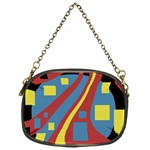 Colorful abstrac art Chain Purses (One Side)  Front