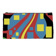 Colorful Abstrac Art Pencil Cases by Valentinaart