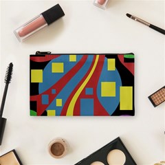 Colorful Abstrac Art Cosmetic Bag (small)  by Valentinaart