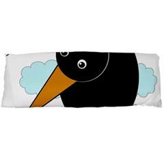 Black Raven Body Pillow Case (dakimakura) by Valentinaart