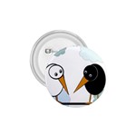 Black and white birds 1.75  Buttons Front