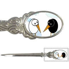 Black And White Birds Letter Openers