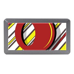 Red And Yellow Design Memory Card Reader (mini) by Valentinaart