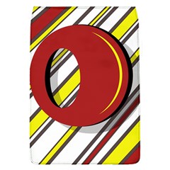 Red And Yellow Design Flap Covers (l)  by Valentinaart