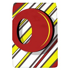 Red And Yellow Design Flap Covers (s)  by Valentinaart