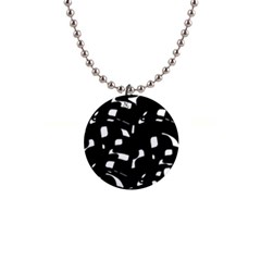 Black And White Pattern Button Necklaces