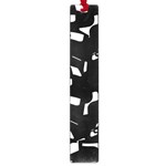 Black and white pattern Large Book Marks Front