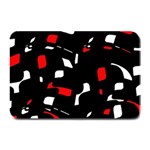 Red, black and white pattern Plate Mats 18 x12  Plate Mat