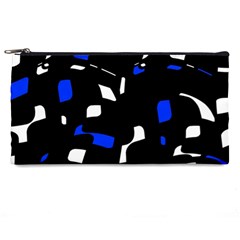 Blue, Black And White  Pattern Pencil Cases