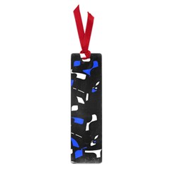 Blue, Black And White  Pattern Small Book Marks by Valentinaart