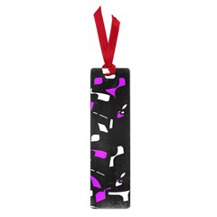 Purple, Black And White Pattern Small Book Marks by Valentinaart