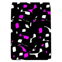 Magenta, Black And White Pattern Flap Covers (s)  by Valentinaart