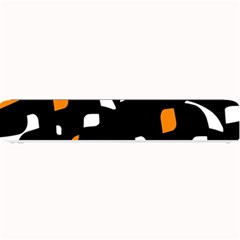 Orange, Black And White Pattern Small Bar Mats