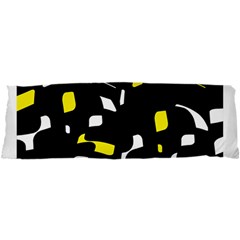 Yellow, Black And White Pattern Samsung Galaxy S I9008 Hardshell Case by Valentinaart