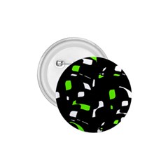 Green, Black And White Pattern 1 75  Buttons by Valentinaart