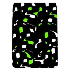 Green, Black And White Pattern Flap Covers (l)  by Valentinaart