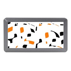 Orange, white and black pattern Memory Card Reader (Mini)