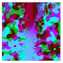 Colorful Abstract Satin Scarf by tjustleft