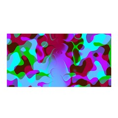 Modern Abstract Colorful Satin Wrap