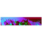 Retro Abstract Small Colorful Scarf Front