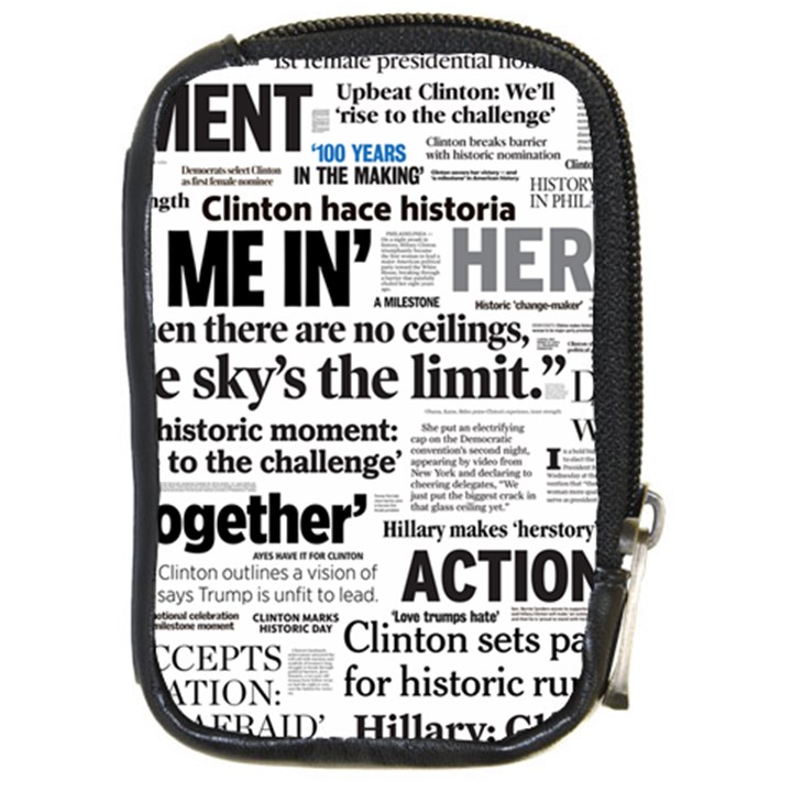 Hillary 2016 Historic Headlines Compact Camera Cases