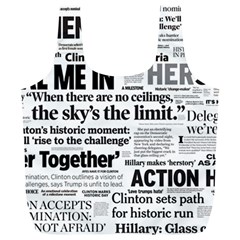 Hillary 2016 Historic Headlines Full Print Recycle Bags (l)  by blueamerica