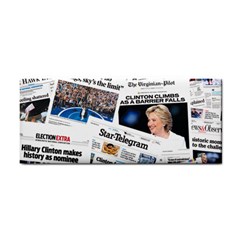 Hillary 2016 Historic Newspaper Collage Hand Towel