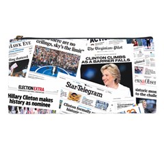 Hillary 2016 Historic Newspaper Collage Pencil Cases by blueamerica