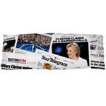 Hillary 2016 Historic Headlines Body Pillow (Dakimakura) Case (Two Sides) Front