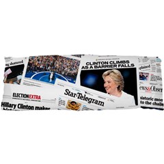 Hillary 2016 Historic Newspaper Collage Samsung S3350 Hardshell Case by blueamerica