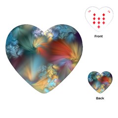 More Evidence Of Angels Playing Cards (heart)  by WolfepawFractals