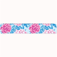 Blue & Pink Floral Small Bar Mats