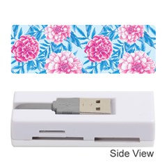 Blue & Pink Floral Memory Card Reader (stick) 