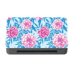 Blue & Pink Floral Memory Card Reader With Cf