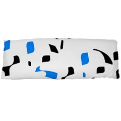 Blue, Black And White Pattern Body Pillow Case Dakimakura (two Sides)