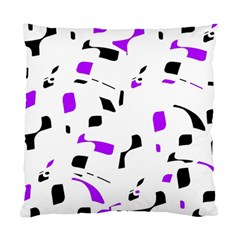 Purple, Black And White Pattern Standard Cushion Case (two Sides) by Valentinaart