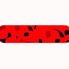 Red And Black Pattern Large Bar Mats