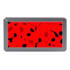 Red And Black Pattern Memory Card Reader (mini)